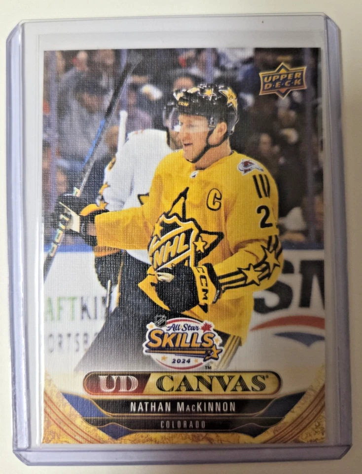 Nathan MacKinnon All-Star Skills Canvas 2024-25 Upper Deck Extended - Image 1 of 1