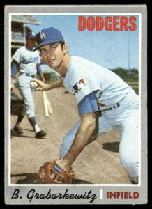 1970 Topps B. Grabarkewitz (inchiostro sul retro) RC Los Angeles Dodgers #446 - Foto 1 di 2