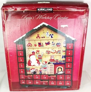 Adventskalender Santa's Workshop Kirkland Signatur mit Box Weihnachten 24 Charms - Bild 1 von 15