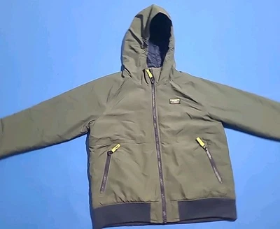 Chaqueta LL Bean Puffer Juvenil 10-12 Verde Cremallera Completa Con Capucha Foto 1 de 4