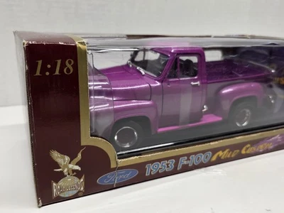 Ford F-100 1953 Road Legends escala 1/18 suave personalizado!!! PÚRPURA METALIZADO 92149 Foto 1 de 4