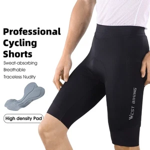 WEST BIKING Men Summer Cycling Shorts Breathable Padded Bike Sports Shorts - Picture 1 of 14