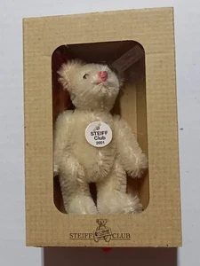 Steiff Teddybär weiss Clubgeschenk 2001 /2002 mit OVP und Zertifikat - Bild 1 von 5