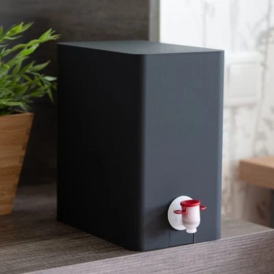 5 Liter Bag in Box Weinspender Saftspender Weinbehälter Umkarton schwarz - Bild 1 von 4