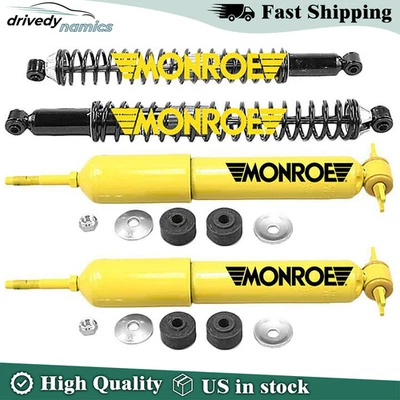Compatível com Dodge Ram 1500 2002-2008 2WD Monroe novos amortecedores dianteiros e traseiros - Imagem 1 de 4