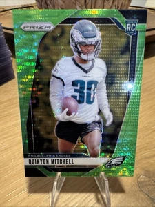 2024 Panini Prizm - Rookies Quinyon Mitchell #381 Neon Green Pulsar Prizm (RC) - Bild 1 von 2