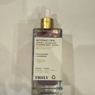 TRULY Beauty MOONICORN Shimmer Body Serum ~ Niacinamide + Raspberry ~ 3.1 fl oz - Image 1 of 2