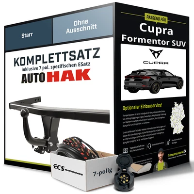 Für CUPRA Formentor SUV Typ KM7 , KMP Anhängerkupplung starr +eSatz 7pol 20- Kit - Bild 1 von 4