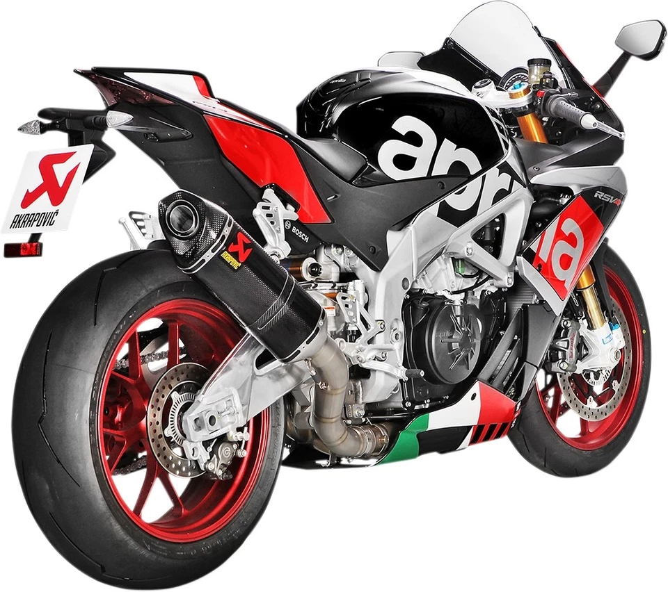 Silenciador antideslizante de fibra de carbono Akrapovic modelos 2015-2016 Aprilia RSV4/R/RR Foto 1 de 1