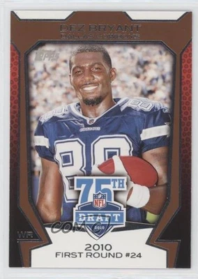 2010 Topps NFL Draft 75th Anniversary Dez Bryant #75DA-39 Rookie RC - Image 1 of 2