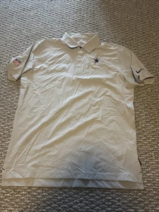 Nike Dri Fit Dallas Cowboys Poloshirt Herren Large grau Polyester Elasthan neu ohne Etikett " - Bild 1 von 8