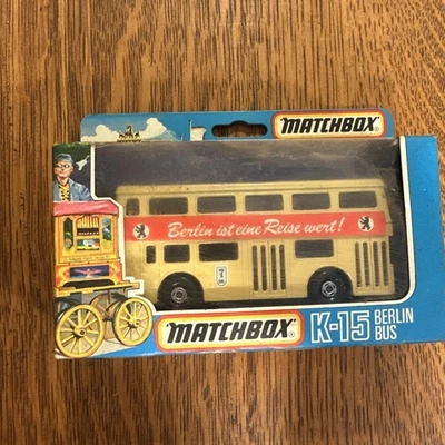 Lesney Matchbox Super Kings K-15 Berlin Bus, in box 1973 A55 - Image 1 of 4