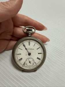 Reloj Bolsillo Waltham Watch Co. Riverside 15j Cuerda Manual De Colección No Funciona - Imagen 1 de 6