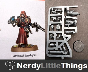 Warhammer 40k Kill Team Ashes of Faith agente inquisitorio pistoleere questkeeper - Foto 1 di 7
