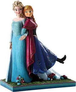 BRAND NEW BOXED DISNEY TRADITIONS SISTERS FOREVER ELSA ANNA FROZEN DOUBLE FIGURE - Picture 1 of 1