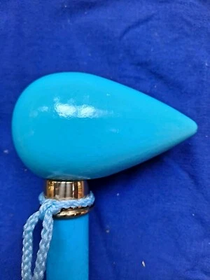 🥚 Alça de botão de ovo azul cor correspondente Shilleagh/cana/vara de caminhada 38" 🇺🇸 EUA - Imagem 1 de 4