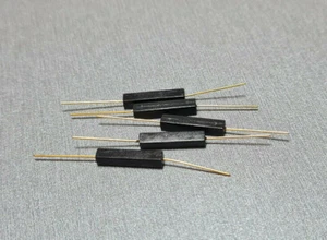 5PCS GPS-14A 2x14mm Plastic Magnetic Reed Switch Normally Open - Picture 1 of 5