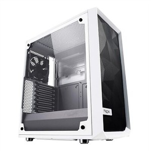 Fractal Design Meshify C White TG FD-CA-MESH-C-WT-TGC White Steel Tempered Glass