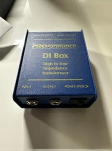 Transformador de alta a baja impedancia PROformance Direct Box DI Box - Imagen 1 de 3