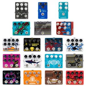 Pedale per chitarra effetto Caline distorsione overdrive riverbero Phaser Chorus ritardo FUZZ - Foto 1 di 20