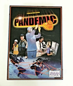Pandemic Board Game Z-Man Games 1st Edition 2007 Matt Leacock 100% Complete EUC - Picture 1 of 12