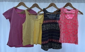 Women's Mixed Colour Viscose Tops Size XS/S - Picture 1 of 9