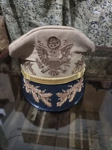 USA ARMY GENERAL DOUGLAS MACARTHUR AUTHENTIC UNIFORM NEW KHAKI HAT - Picture 1 of 5