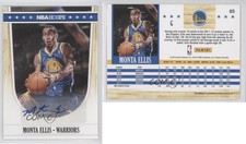 2011-12 NBA Hoops Auto Monta Ellis #65 Auto