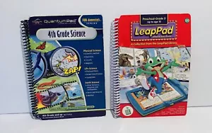 Lot Of 2 LeapFrog LeapPad Books ONLY (no cartridges) 4th Grade - Picture 1 of 4