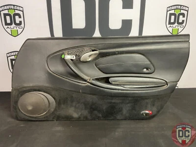 Panel de puerta derecha Porsche 986 Boxster 1998-1999 cuero negro 124927 Foto 1 de 4