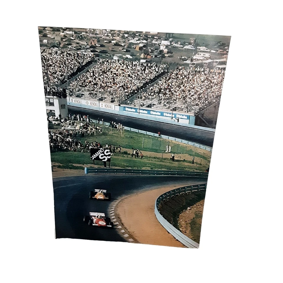 1972 Sports Illustrated Grand Prix Racing Magazine Cut Photo Vintage 70s - Image 1 of 1