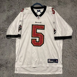 Tampa Bay Buccaneers Jersey Large Reebok Mens Freeman White - Picture 1 of 9