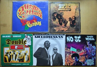 LOT DE 5 SINGLES CD - HIP HOP FRANCAIS - ALLIANCE ETHNIK/BISSO NA BISSO/DOUBLE G - Photo 1/4