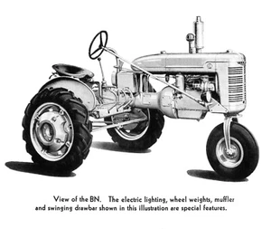 Farmall BN Owner's Manual International Harvester McCormick-Deering Tractor IH - Picture 1 of 7