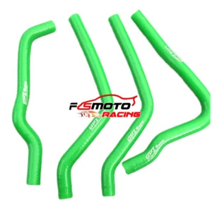 FOR Kawasaki KX125 KX 125 1990-1993 Silicone radiator hose 1991 1992 93 90 GREEN - Bild 1 von 8