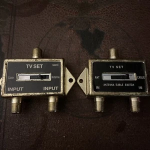 TV Set (Input/Output) Cable/Antenna Splitter (2 total) - Picture 1 of 4