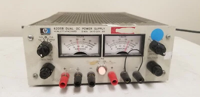 HP 6205B Dual DC Power Supply 0-40V,.3A/0-20V,.6A Unit #17 READ! - Image 1 of 2