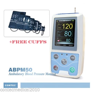 ABPM50 24hour Ambulatory blood pressure Monitor NIBP,PC analysis softwarer - Picture 1 of 8