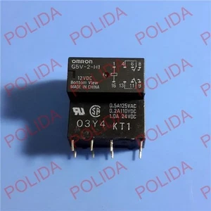 10 PIEZAS RELÉ OMRON DIP-8 G5V-2-H1-12VDC G5V-2-H1-DC12 12V DC12V - Imagen 1 de 1
