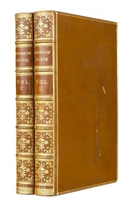 ROBINSON CRUSOE 1790 DANIEL DEFOE, FINELY BOUND BY SOTHERAN, FIRST STOCKDALE ED. - Picture 1 of 24