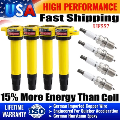4PC Ignition Coil UF557 For Dodge Journey Jeep Compass 2.0L 2.4L 2007-2020 C1587 - Image 1 of 4
