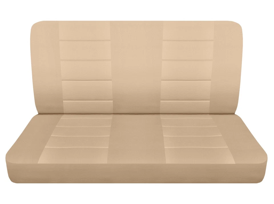 Fundas de asiento de banco trasero solo se adapta a Ford Fairlane 1964 2 puertas techo rígido arena algodón Foto 1 de 1