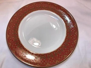 Royal Doulton Imperial  Red Salad Plate New Made in UK - Picture 1 of 8