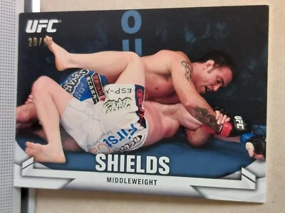 Jake Shields #11 2013 Topps UFC Knockout Blue #29/88 - Image 1 of 2