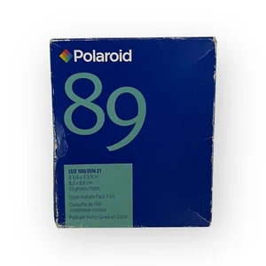 Vtg NOS Polaroid 89 Film. EXP 07/07. 2003. ISO 100/Din, Color Instant. Unopened - Picture 1 of 4