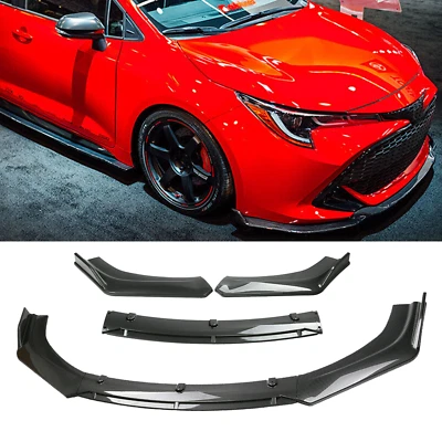 Front Bumper Lip Chin Spoiler Splitter Carbon Fiber For Toyota Matrix 2003-2014 - Image 1 of 4