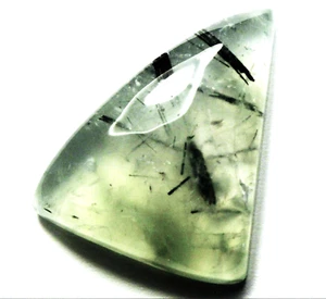 24.89cts NICE PREHNITE CABOCHON 26 x 20 x 6 mm MALI AFRICA # 126 - Picture 1 of 2