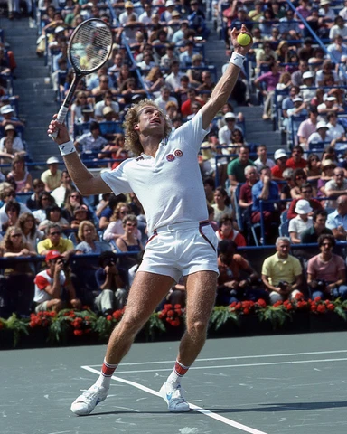 Famous Tennis Pro VITAS GERULAITIS Glossy 8x10 Photo Print Wimbledon Poster Cover