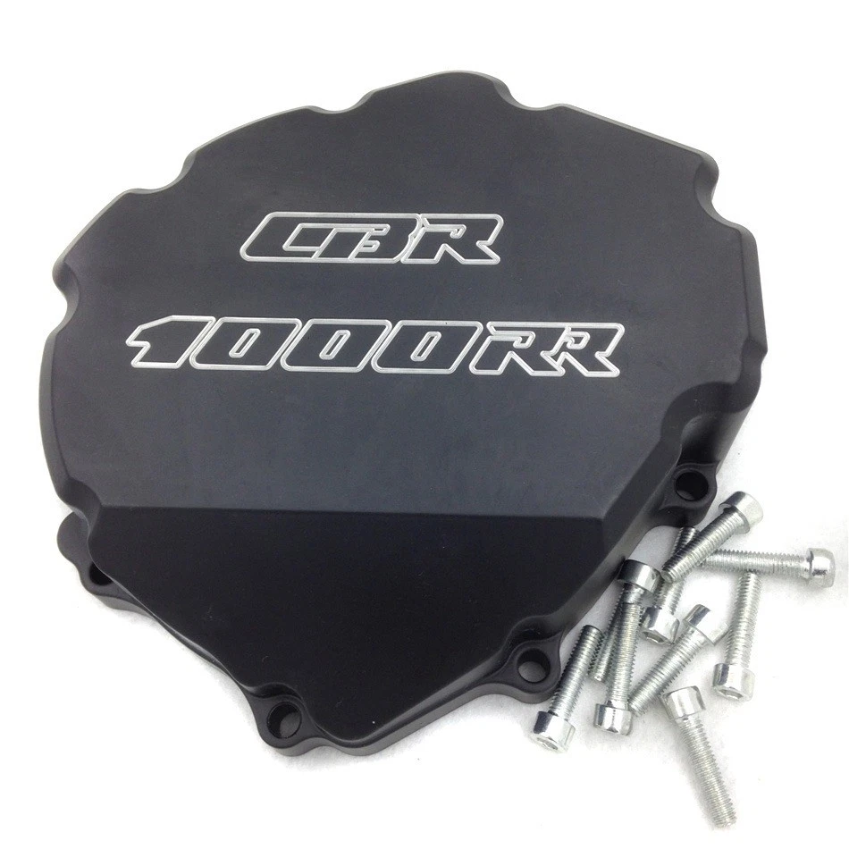 Cubierta del estator del motor para Honda CBR 1000RR 2008-2011 negro izquierdo logotipo "CBR 1000RR" Foto 1 de 4