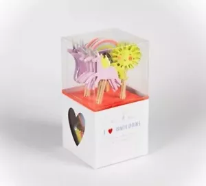 Meri Meri Unicorns Rainbows Suns Novelty Cupcake Kit Cut Outs W/ Picks & Liners - Picture 1 of 12